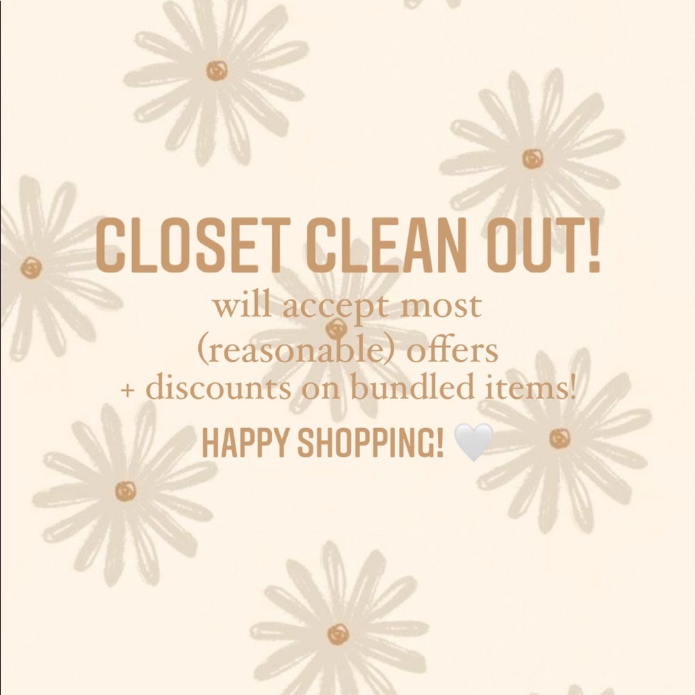 CLOSET CLEAN OUT!